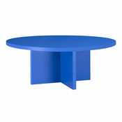 Plavi okrugli stolic o 80 cm Pausa - Really Nice Things