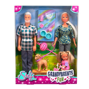 Steffi Grandparents with Granddaughter doll set