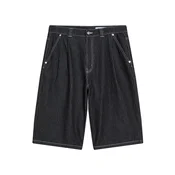 Bershka Kavbojke marine/bela