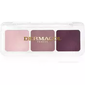 Dermacol Compact Trio paleta senčil za oči odtenek 1 French Vineyard 4.2 g