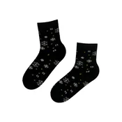 Sokisahtel Nogavice SNOWY wool socks črna