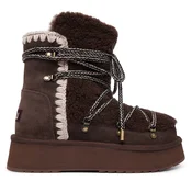 Škornji za sneg Mou Mini Eskimo FW681014M Temno rjava