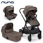 nuna otroški voziček 3v1 demi™ next z rolko + pipa™ urbn chestnut