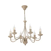 Luster na lancu ANTON 6xE14/60W/230V bež