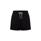BOSS Black Kratke kopalne hlače, črna