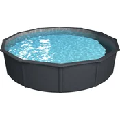 Steinbach Bazen Nuovo Pool de Luxe II, O 550 x 120 cm – antracit - 1 k.