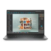 Prenosnik Dell Pro 16 Plus PB16250 / Core Ultra 7 / RAM 16 GB / SSD Disk / 16,0” WUXGA