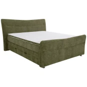 Esposa BOXSPRING POSTELJA 140 cm  x 200 cm , tekstil olivno zelena