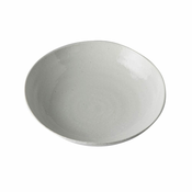 MIJ Velika plitva skleda 21 cm 600 ml bela
