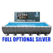 INTEX bazen Ultra Metal XTR s peščeno črpalko (732x366x132cm) + FULL OPTIONAL SILVER