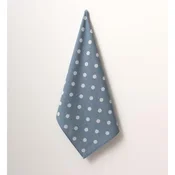 Kuhinjska krpa 50 x 70 cm, bele pike - modra