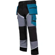 Proline ČRNO-SIVO-TURŠKE HLAČE Z ODSEVNIMI ČRTMI, 2XL, CE, LAHTI
