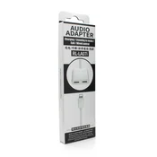 Remax Adapter Concise za slušalice i punjenje iPhone Lightning RL-LA07i, Beli