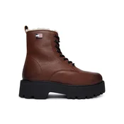 Tommy Jeans Gležnjarji Tjw Platform Boots Wl EN0EN03159 Rjava