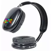 Gembird BHP-LED-02-BK bluetooth stereo sluašlice sa mikrofonom Bt V5.0 400mAh/32Ohm, 2h Li-ion crne