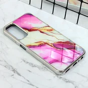 TERACELL Maska za telefon Samsung A245F Galaxy A24 4G/5G, Marble Pattern, Roze