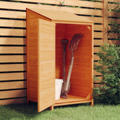 vidaXL Vrtna lopa rjava 55x52x112 cm trden les jelke