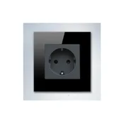 Exeshop 16A EU Wi-Fi WALL SOCKET Crni (TUYA)