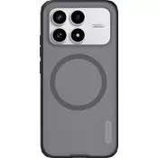 Nillkin Super Frosted PRO magnetni zadnji pokrov za Poco F8 Pro transparentno črn