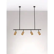 POGNO VISILICA GU10 /IP20/CRNA & ZLATNA NL9111459