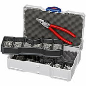 Knipex klešta za krimpovanje hilzni 0,25 - 16,0 mm2 u TANOS MINI-systainer® plasticnoj kutiji sa neizolovanim hilznama (97 90 05)