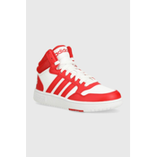 Otroške superge adidas Originals HOOPS 3.0 MID K rdeča barva