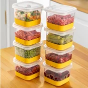 Hermia Set organizera za frižider, 8 komada, Žuti