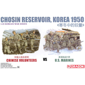 Model Kit figurky 6811 - Kineski dobrovoljci protiv americkih marinaca, Chosin Reservoir Koreja 1950