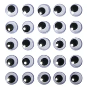 Rayher Očesa plastična, samolepljiva, 10mm ,24 kosov, (20631548)