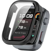 GS Ovitek 2 v 1 + kaljeno steklo za Huawei Watch D2, črn