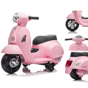 Skuter Vespa na akumulator - puder rozi