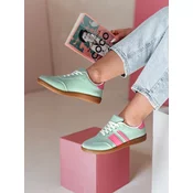 Sportowe sneakersy damskie NISTI zielone Dstreet