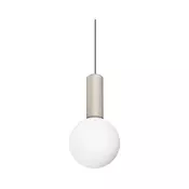 Ideal Lux - LED lestenec na kablu ODEON LED/8W/230V CRI 90 premer 15 cm bež/bela