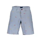 GANT BLUE MEN'S BERMUDA TROUSERS