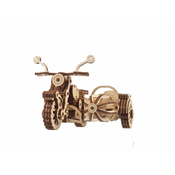 UGEARS 3D lesena mehanska sestavljanka Harry Potter Hagridovo leteče motorno kolo