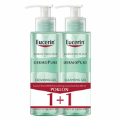 Eucerin DermoPure gel za cišcenje 400 ml, 1+1 GRATIS