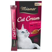 Miamor Cat Cream govedina + zelenjava - Varčno pakiranje 55 x 15 g