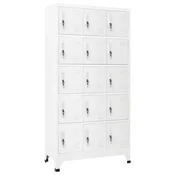 Vidaxl omara s ključavnico svetlo siva 90x40x180 cm jeklo