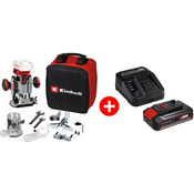 Einhell Set Akumulatorska glodalica TP-RO 18 + Baterija 2,5 Ah i punjac