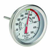Termometer za žar za žar, dimnik, premer 5,2x6,7cm iz nerjavečega jekla 14.1029
