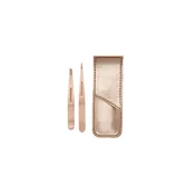 Tweezerman Rose Gold Petite Tweeze Set mikro mini pinceta Rose gold (kosi i špicasti vrh)