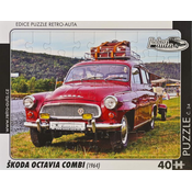 RETRO-AUTA Puzzle št. 34 Škoda Octavie Combi (1964) 40 kosov