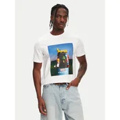 Hunter Majica Brodie Graphic HARM0036251 Bela Regular Fit