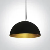 VISILICA CRNA E27 BRASS REFLEKTOR