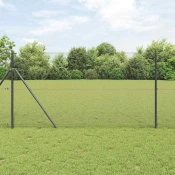 Zavarena žicana ograda 5000 x 120 cm Siva