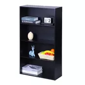 Northix Knjižna omara z nastavljivimi policami samostoječa 152x76x30 cm