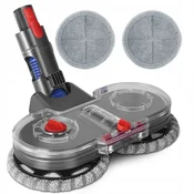 Rosfix Nadomestni Del za Sesalnik Dyson V7–V15 – Glava Mop With 2 Krpa | 160 Vrt/min, Pralno Blago
