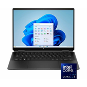 HP - Spectre 2-in-1 14 2.8K OLED Touch-Screen Laptop - Intel Core Ultra 7 - Intel Evo Edition - 32GB Memory - 2TB SSD - Nightfall Black