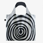 LOQI zložljiva vrečka Louise Bourgeois, Spirals Black, Recycled