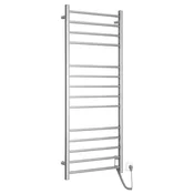 ESKINADO električni radiator za brisače, kvadraten, 600x1500 mm, 130 W, polirano nerjavno jeklo - Chrome - 600x1500 mm - Sapho - ESKINADO - 24 - Iz nerjavečega jekla - Oblika H - Oblika H - 600 - 1500 - 130 - 14